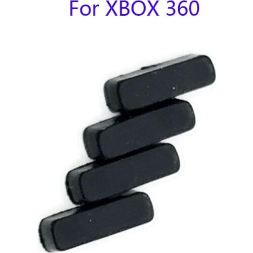 100PCS Replacement Black Rubber Feet Black for XBOX360 Slim Housing Case Rubber Cover