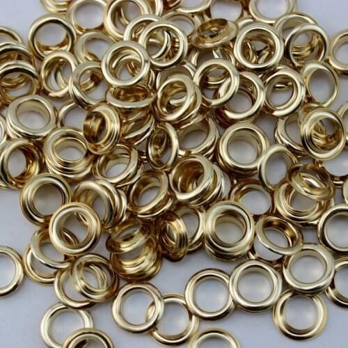 2000set 8mm Rose gold metal copper eyelets buttons clothes accessory handbag findings FREE SHIPPING