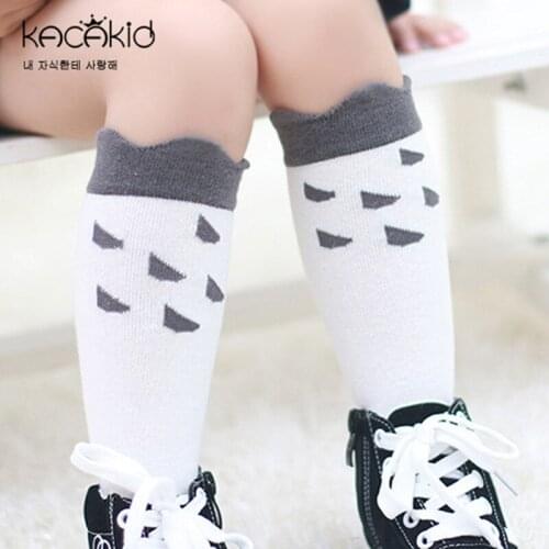 Kacakid 3PCS/set Cotton Knee High Leg Baby Boys Girls Socks Pine Cone TreeWinter Warm Socks Non Slip Kids Socks