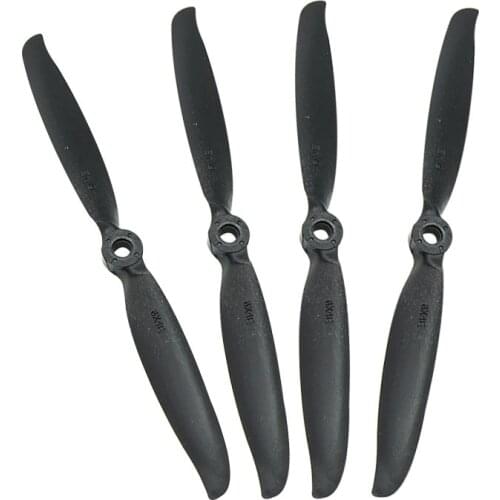 4pcs RC Drone 2450 6x4E High Speed Propeller 6040 Small Paddles for FPV Accessories Black Propellers