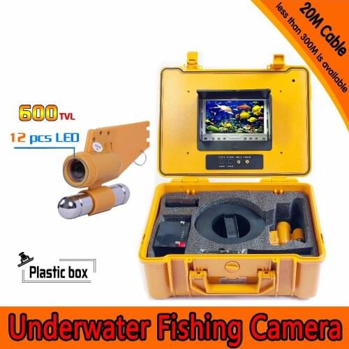 7 Inch 20M 600TVL AV Endoscope Camera Under-Water Fishing Camera