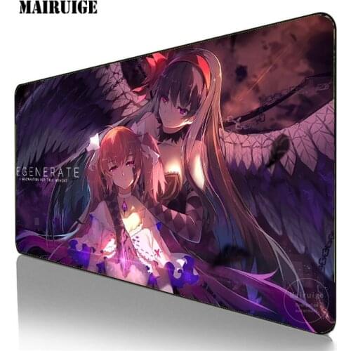 Large Gaming Anime Puella Magi Madoka Magica Mouse Pad Laptop Keyboard Mousepads Computer PC Accessories Game Mousemat Mats Csgo