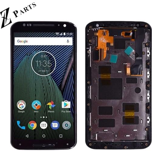 For Motorola Moto X2 LCD Display with Touch Screen Digitizer Assembly Xt1092 Xt1095 Xt1097 with Frame free shipping