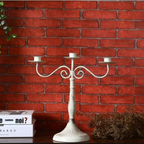 Fjsmjnyqm Decorative White Candlesticks
