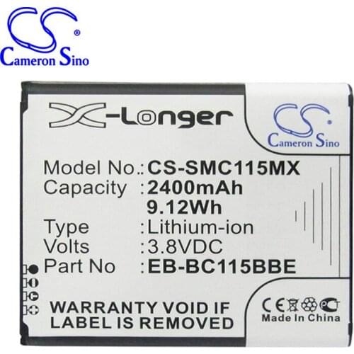 CameronSino for SAMSUNG Galaxy K zoom S5 Zoom SM-C111 SM-C115 SM-C1150ZWAPHN SM-C1158 SM-C115L EB-BC115BBC EB-BC115BBE battery