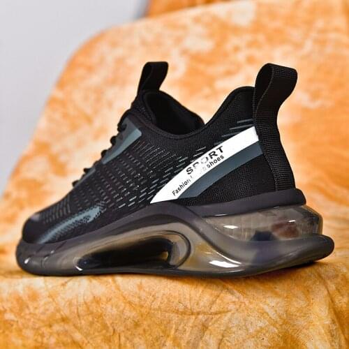 Summer New Men All-match Running Shoes Breathable Mesh Sneakers Fashion Antiskid Wear-resistant Light Jogging Shoes Zapatillas