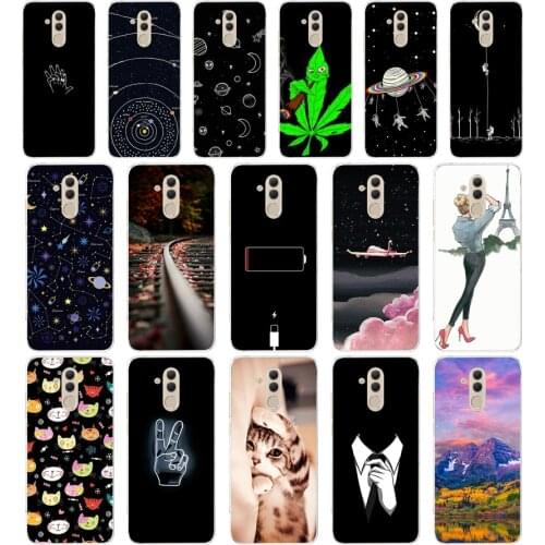 H soft case For Huawei Mate 20 Lite Case 6.3 inch Transparent Silicone Phone For Huawei Mate 20 Lite Cover Coque Capa