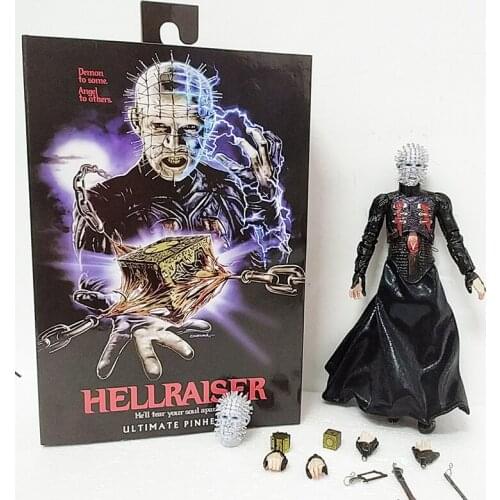 NECA Hellraiser He'll Tear Your Soul Apart Ultimate Pinhead Action Figure Collectable Toy Gifts 18cm 7inch