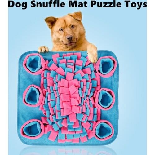 NEW! Dog Snuffle Mat Puzzle Toys Increase IQ Slow Dispensing Feeder Pet Cat Puppy Training Games Nosework Blanket dropshipping