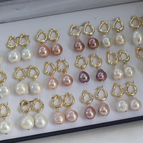 New Style Fashion Freshwater Pearl Earring Charms For Elegant Women Love Romantic Jewelry Gift