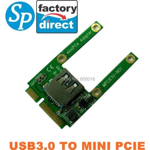 L new Mini pcie to USB 3.0 adapter converter,USB3.0 to mini pci e PCIE Express Card Free shipping china post SPCA025