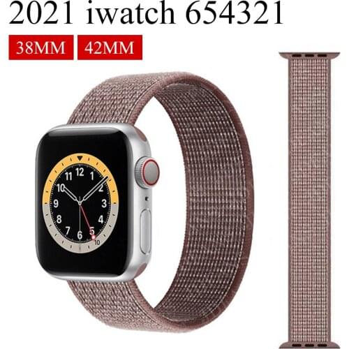 Solo Loop Nylon Soft Breathable Strap for iWatch Series 6 SE 5 4 3 Elastic Bracelet For Apple Watch band 44mm 40mm 38mm 42mm