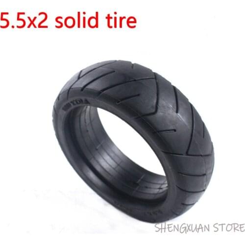 Free Shipping 5.5X2 Inch Explosion Tire Fastwheel F0 Rear Wheel Solid Tire for Carbon Fiber Scooter Electric Scooter