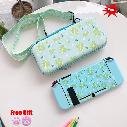 For Nintend Switch Console Storage Bag Hard Lemon Cover Case Carrying Portable Travel Bag for Nintendo Switch Game Accessories