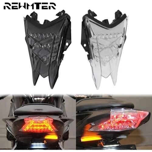 Motorcycle E Mark LED Integrated Tail Brake Turn Signal Light Rear Running 12V Taillight For BMW HP4 S1000R S1000RR 2009-2020