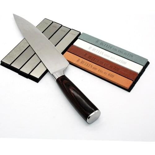 RUIXIN 4 piece/set Kitchen knife angle sharpener sharpening diamond corundum whetstone honing stones grinding grindstone