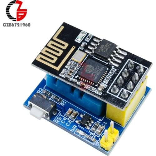 ESP8266 ESP-01S Wifi Thermostat Humidistat Temperature Humdity Controller DHT11 Sensor + WIFI Adapter + ESP-01S Module