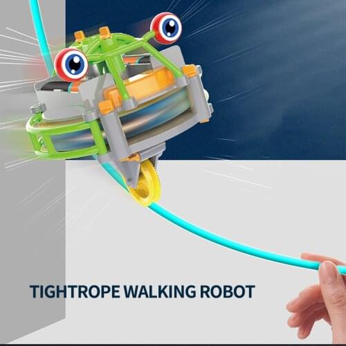 Funny Spinning Top Robot Intelligent Novelty Stable Robot Tightrope Walking Robot Gift For Kids Boys