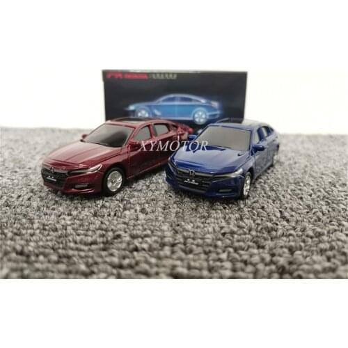 1:64 For Honda Accord 10th Diecast CAR MODEL TOYS Boys Girls Gift Gift Display White/Blue Metal,Plastic,Rubber