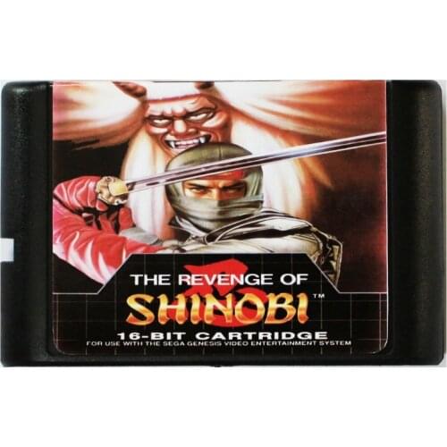 Shinobi 16 bit MD Game Card For Sega Mega Drive For SEGA Genesis