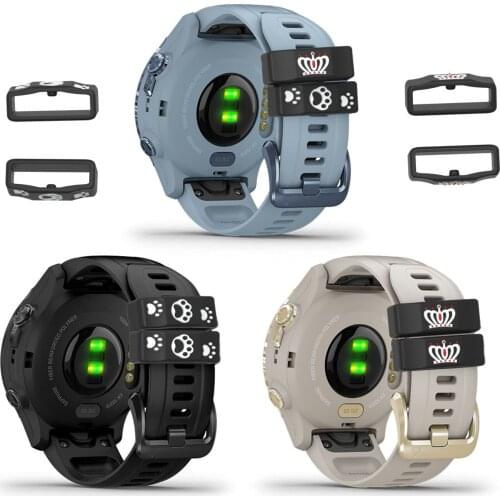 20mm 22mm Silicone Safe Ring Keeper Buckle Loop Holder for Samsung Garmin Amazfit Huawei Fossil Suunto Ticwatch Watch Band Strap