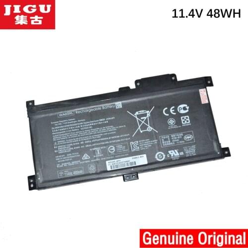 JIGU 11.4V 48WH HSTNN-UB7H TPN-W126 WA03XL WAO3XL Original laptop Battery For HP For Pavilion x360 15-br000 15-BR010ND