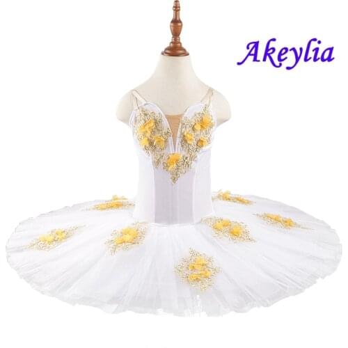Girls nutcracker pre-professional ballet tutus flower fairy child performance stage costumes pancake tutu dress velvet BLST19028