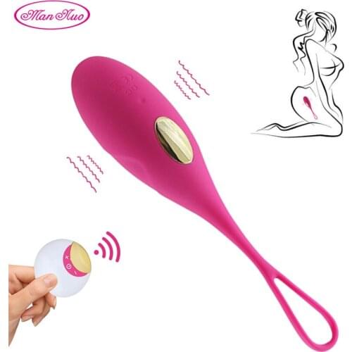 Man Nuo Female Wireless Remote Control Vibrator Vibrating Egg Vagina Ball G-Spot Clitoral Massager Adult Sex Toys For Women