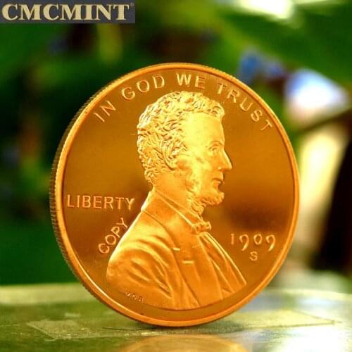 Jumbo Penny 1 Oz .999 Troy Copper Lincoln Round B44
