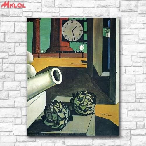 Chirico the philosophers conquest Canvas Painting For Living Room Home Decoration Oil Painting On Canvas Wall Painting no frame