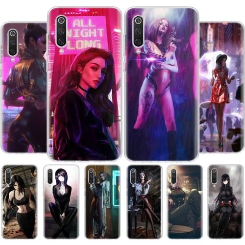 Cool cartoon girl animation trend Phone Case For Xiaomi MI 8 9 10 5X 6X A1 A2 A3 CC9E 9T NOTE10 Pro Lite Cover Coque soft Silico