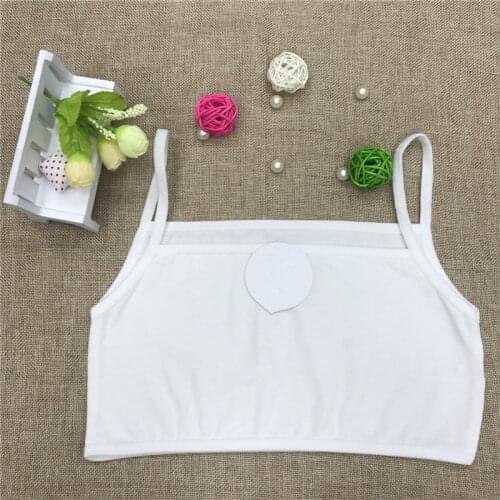Lovely Baby Girls Tanks Printing Underwear Bra Vest Cotton Children Underclothes Sport Undies Camisoles Dropshipping