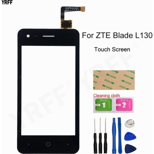 Mobile Touch Screen Digitizer Panel For ZTE Blade L130 Touch Screen Front Glass Sensor Tools