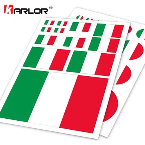 Italian Flag Italy IT Ho Car Auto Motorcycle Decal Set Sticker Scratch Off Cover Ipad Helm Notebook Laptop Handy Car-Styling