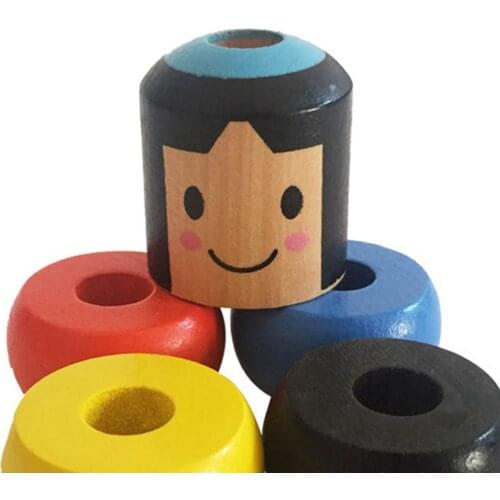 Immortal Toy Interesting Little Wooden Man, Unbreakable Wooden Man