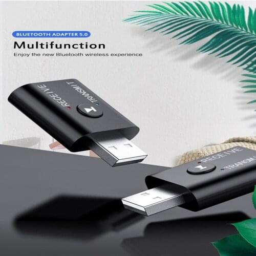 New USB Bluetooth Audio Adapter Aptx Audio Codec Stereo ABS Wireless Dongle Aux 3.5mm For Laptop TV For Ipod For Mp3 For MP4