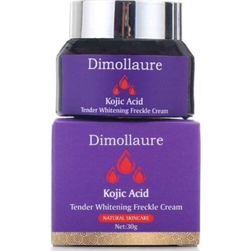 Dimollaure Kojic Acid Whitening Cream 30g Retinol Wrinkle Removal Freckle Melasma Acne Scar Pigment Age Spot Melanin Face Cream
