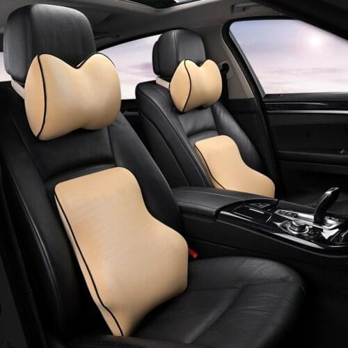 Memory Foam Neck pillows Seat Chair Lumbar Back Support Cushion for Office Home Car Auto Interior Accessories