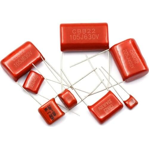 10PCS 100V471J 2000V104J 250V225J 250V475J 400V104J 400V684J 450V225J 450V105J 630V223J CBB Polypropylene film capacitor new