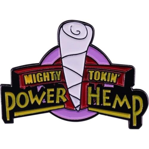 Show off your pride with this powerful hemp enamel pin