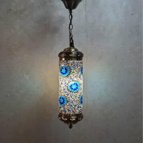 Romantic Turkey Style Pendant Lights Classic Mosaic Coffee Restaurant Hanging Lamp Kitchen Hanging Lighting Pendant Lamp