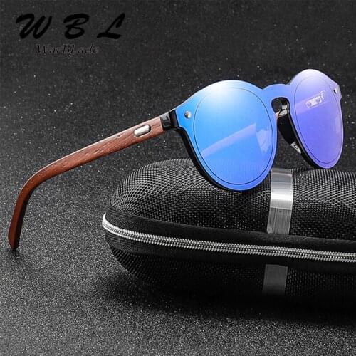WarBLade High Quality Wooden Sunglasses Men Fashion Rimless Wood Sunglasses Women Brand Designer Spectacles with box 2019