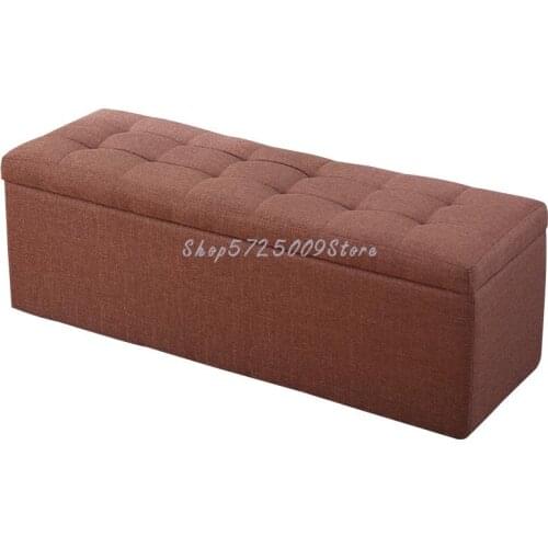 Sofa Stool Fitting Room Rectangular Shoe Changing Stool Bed End Storage Cabinet Long Bar Small Stool Can Sit At Home Door