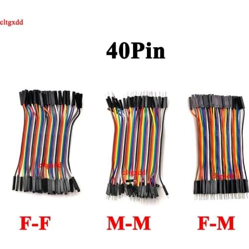 120pcs 40pin 10cm dupont line male to male + female and female to female jumper dupont wire cable for arduino diy kit