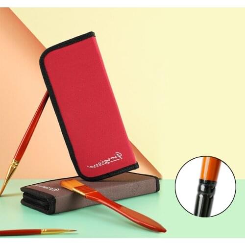 10 Pcs Art Paint Brushes Set Includes Carrying Case, for Kids, Artists, Acrylic, Oil, Watercolor and Gouache Painting