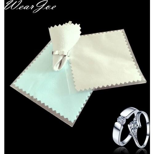 10pcs/lot Quality Silver Polishing Cloths Polish/shines Gold Copper Jewelry Cleaner Anti-tarnish Impressed Individually Packed