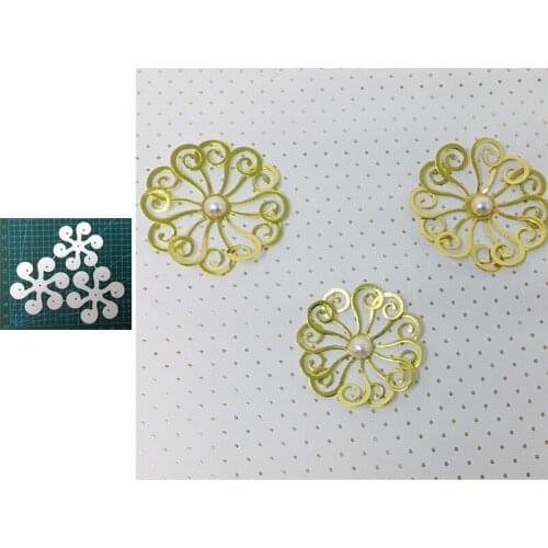 3pcs/Set Swirl Flowers Metal Cutting Dies DIY Scrapbooking Embossing Paper Cards Album Making Crafts Supplies New 2019 Die Cut