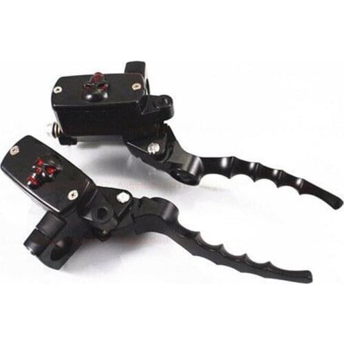 7/8" Handlebar Brake Clutch Reservoir Lever For Honda Suzuki Kawasaki CB Cafe GN