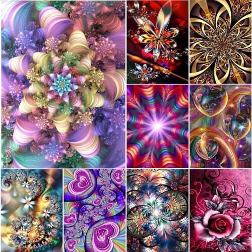 5D DIY Diamond Painting Flowers Cross Stitch Kit Full Drill Embroidery Mosaic Art Picture of Rhinestones Home Decor New Arrival