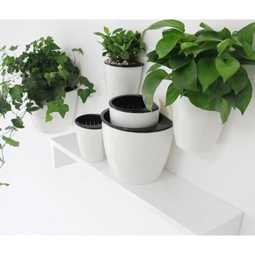 Decorative Hanging Flower Plant Pot Plastic garden supplies for Home Indoor Decoration vertical garden Automatic watering POT